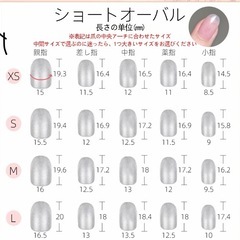 ネイルチップ（XS）の画像