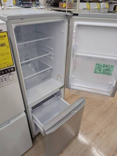 ジャングルジャングル岸和田和泉インター店】2ドア冷蔵庫 三菱 MR-P15D 