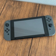 Nintendo switch本体グレーの画像