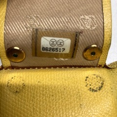 W2512-378 CHANEL レザーキーケース　金具不足　キズ汚れ有りの画像