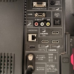 【12/26まで】SHARP AQUOS 32インチ（LC-32V7）スタンド＋リモコン付きの画像