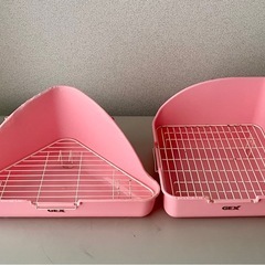 キャンピングキャリー 　GEX 小動物用　トイレの画像