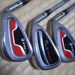 【ゴルフクラブ③】　アイアン3本　＆　クラブケースの画像