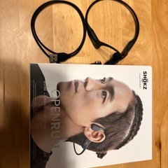 Shokz OpenRun 骨伝導イヤホン ブラック（旧Aeropex）動作確認済みの画像