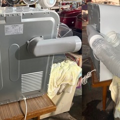 衣類乾燥機 6kg 大容量 家庭用 3つ乾燥モード タッチパネル 工事不要 ステンレスドラム 水管なし 排気タイプ 省スペース 重ね式 放置式 梅雨対策 (ホワイト)の画像