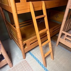 木製２段ベット②の画像