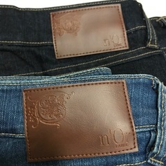 ★ n'OrLABELデニムスキニー３Ｌサイズ２着の画像