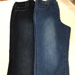 ★ n'OrLABELデニムスキニー３Ｌサイズ２着の画像