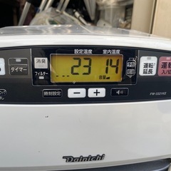 2021年製🎄ダイニチ DAINICHI 石油ファンヒーター KEタイプ 暖房能力最大3.3kW 木造9畳/コンクリート12畳 タンク5.0L クールホワイト FW3321KE-W(m)の画像