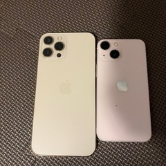 iPhone 12 Pro Max 256GB ＋ iPhone 13 mini 128GB｜SIMフリー｜2台セット｜手渡しの画像