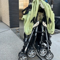 値下げ！コンビ　双子ベビーカーの画像