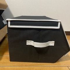 収納ボックス 黒 3つの画像