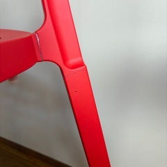 IKEA  イス レッド　2脚 の画像