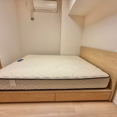 クイーンベッド＋フレーム（東京ベッド）の画像