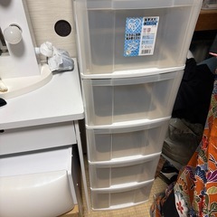 5段収納ケースの画像