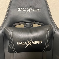 テレワークに最適❗️ゲーミングチェア　オットマン付きの画像