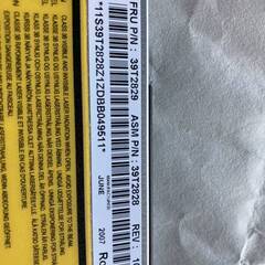 lenovo DVDMULTI DVD R/W FRU P/N 39T2629 USEDの画像