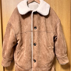 Heather リバーシブル　ムートンコートの画像