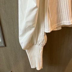 パフスリーブトップス 長袖の画像