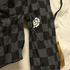 【綿100・サイズ100】袴 袴風 男の子 子供 キッズ フォーマル 3点 セット 和服 長袖 男の子 端午の節句 こどもの日 七五三 結婚式 誕生日 お食い初め お正月 記念日の画像