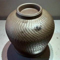 萬古焼　急須と湯飲みセットの画像