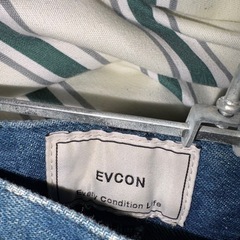 EVCON ブルーデニムパンツの画像