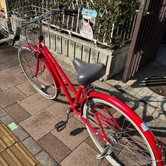 自転車　ママチャリ　の画像