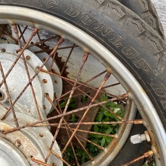 スーパーカブ　ホイールとラック　　　の画像