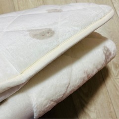 新品　お昼寝ごろ寝マット　お昼寝マット　ベビー布団　フランネル　くまの画像