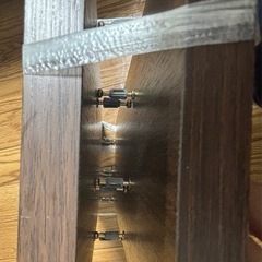 【商談中】ニトリ セミダブル 棚付きすのこベットの画像