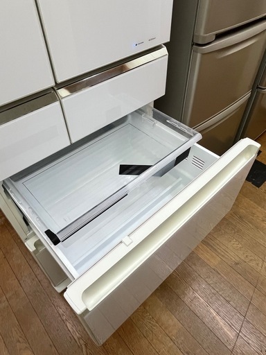 64 激安6ドア!! Panasonic 2015年 555L NR-F560PV-W 自動製氷 パーツ難