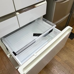 #64 激安6ドア!! Panasonic 2015年 555L NR-F560PV-W 自動製氷 パーツ難ありのため大特価!!の画像