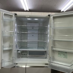 #64 激安6ドア!! Panasonic 2015年 555L NR-F560PV-W 自動製氷 パーツ難ありのため大特価!!の画像