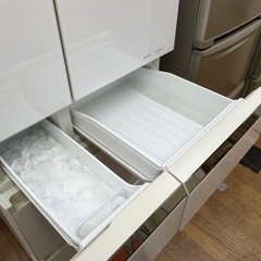 #64 激安6ドア!! Panasonic 2015年 555L NR-F560PV-W 自動製氷 パーツ難ありのため大特価!!の画像