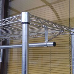 メタルシェルフハンガーラック巾90×高180cmの画像