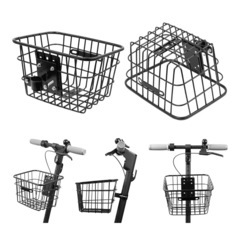 自転車、バイク、バスケットの画像