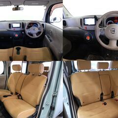 ニッサン  キューブ  １５Ｘ Ｖセレクション！LEDヘッドライト　７インチナビ　フルセグテレビ　バックカメラ　Bluetooth　ドライブレコーダー　スマートキー　プッシュスタート　ETC　スペアタイヤの画像