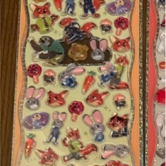 ズートピア、プチドロップステッカー