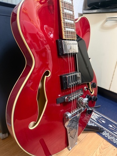 Ibanez(アイバニーズ)AFS75T-TCD セミアコ (Transparent Cherry Red) 