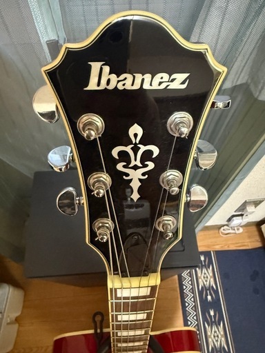 Ibanez(アイバニーズ)AFS75T-TCD セミアコ (Transparent Cherry Red) 