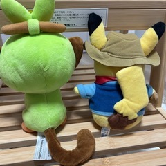 ポケモンセンター　限定　ぬいぐるみ　ピカチュウ　サルノリの画像