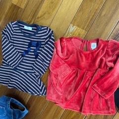 女の子　子ども服80~90cmの画像