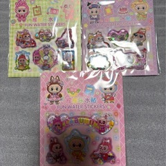 ラブブ ウォーターシール 水シール 3枚セットの画像