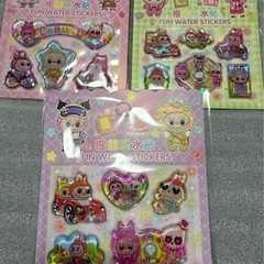 ラブブ ウォーターシール 水シール 3枚セットの画像