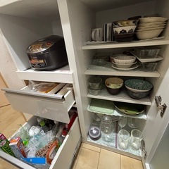 ニトリ　食器棚の画像