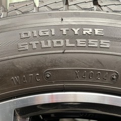 【超美品スタッドレス+ホイール】ダンロップ ウインターマックス235/55R18の画像