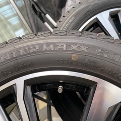 【超美品スタッドレス+ホイール】ダンロップ ウインターマックス235/55R18の画像