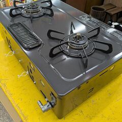 【水無し片面焼きグリル】ガステーブル ガスレンジ Paloma パロマ IC-S87-R 2023年製 調理家電 都市ガス：ブラックの画像