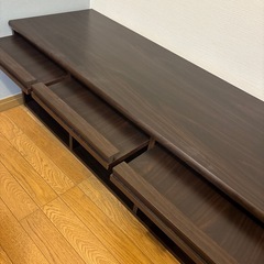 フラップ棚 キャビネットの画像