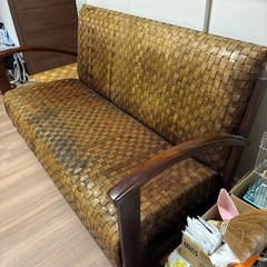 革張りソファの画像